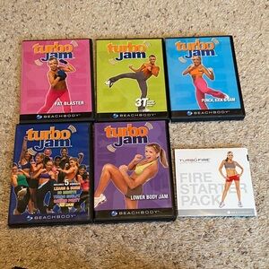Beachbody Turbo Jam and TurboFire DVD Collection